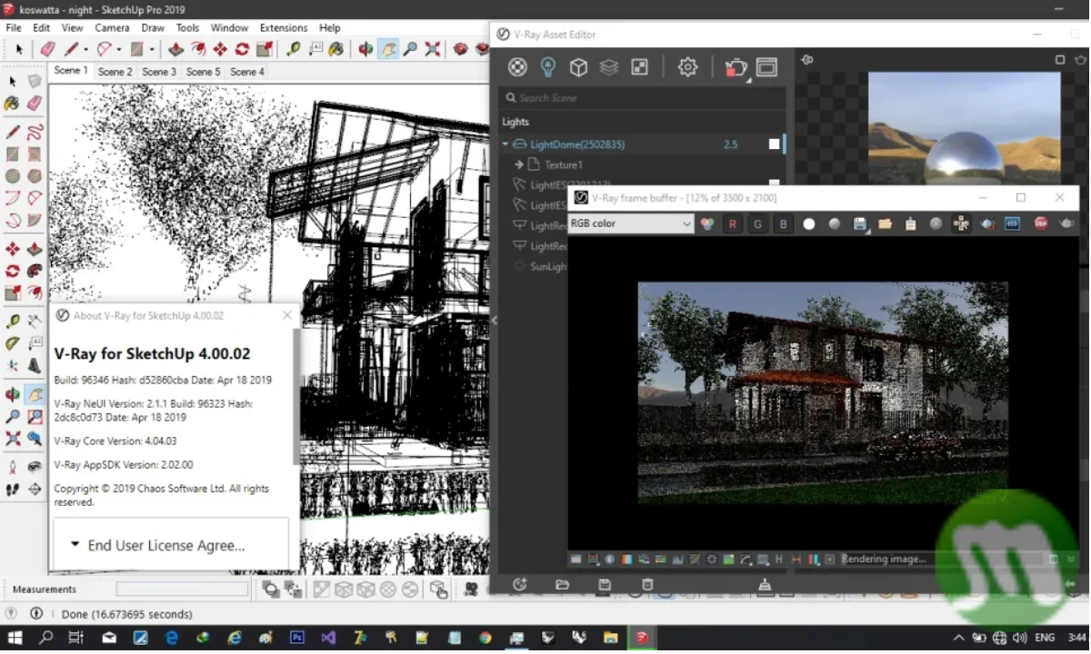 V-Ray Sketchup 2022 Download