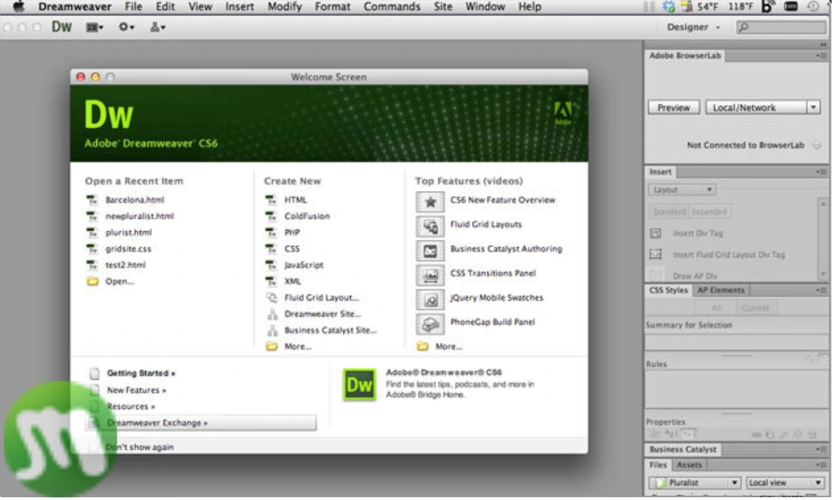 Adobe Dreamweaver CS6 Free Download