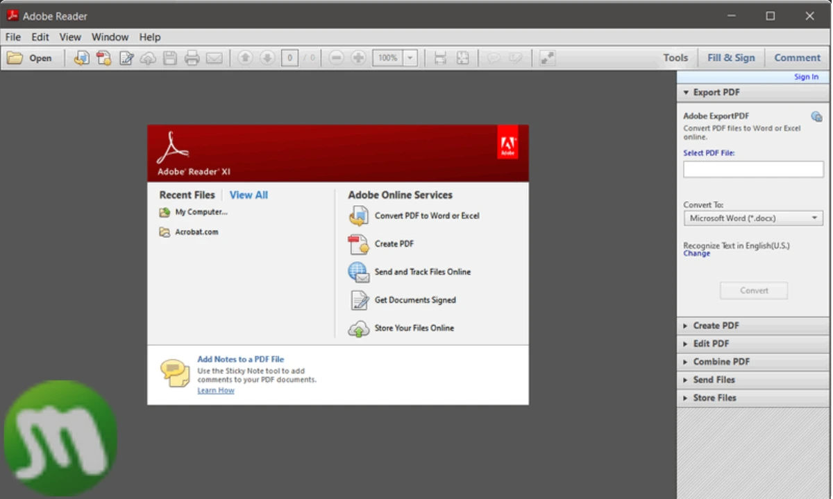 Adobe Reader XI Free Download