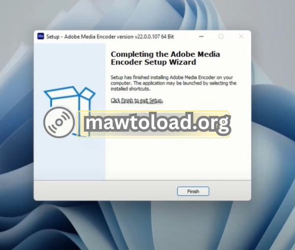 Adobe Media Encorder 2022 Finish
