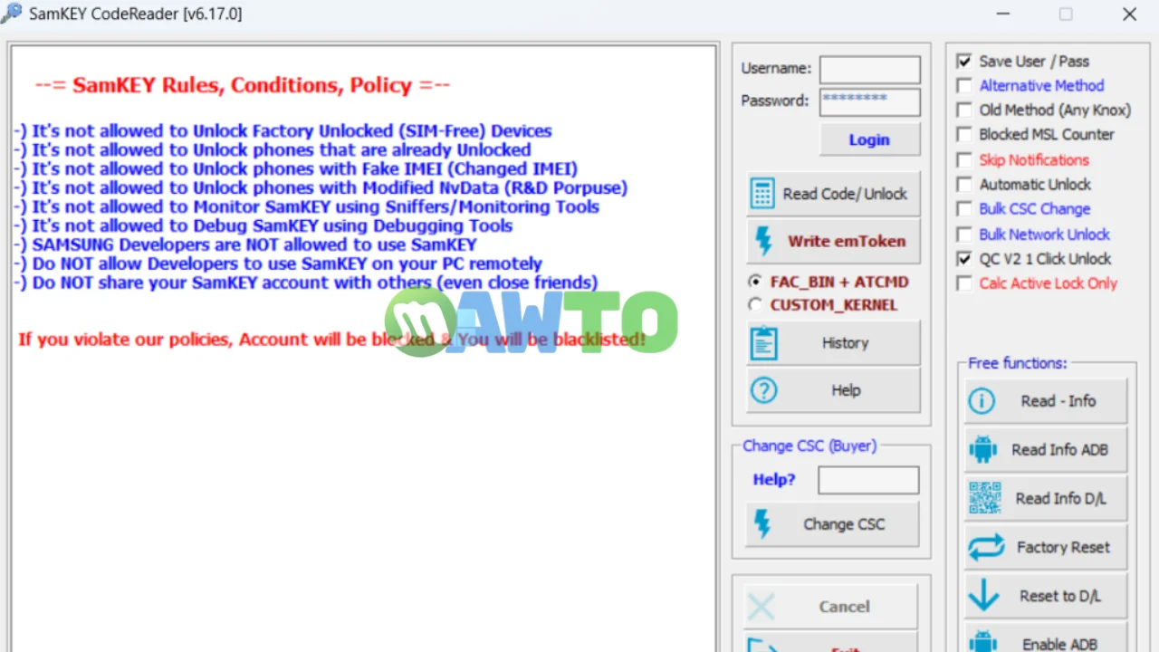 SamKey (Code Reader) ฟรี ตัวเต็ม