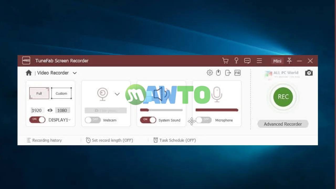 TuneFab Screen Recorder Free Download