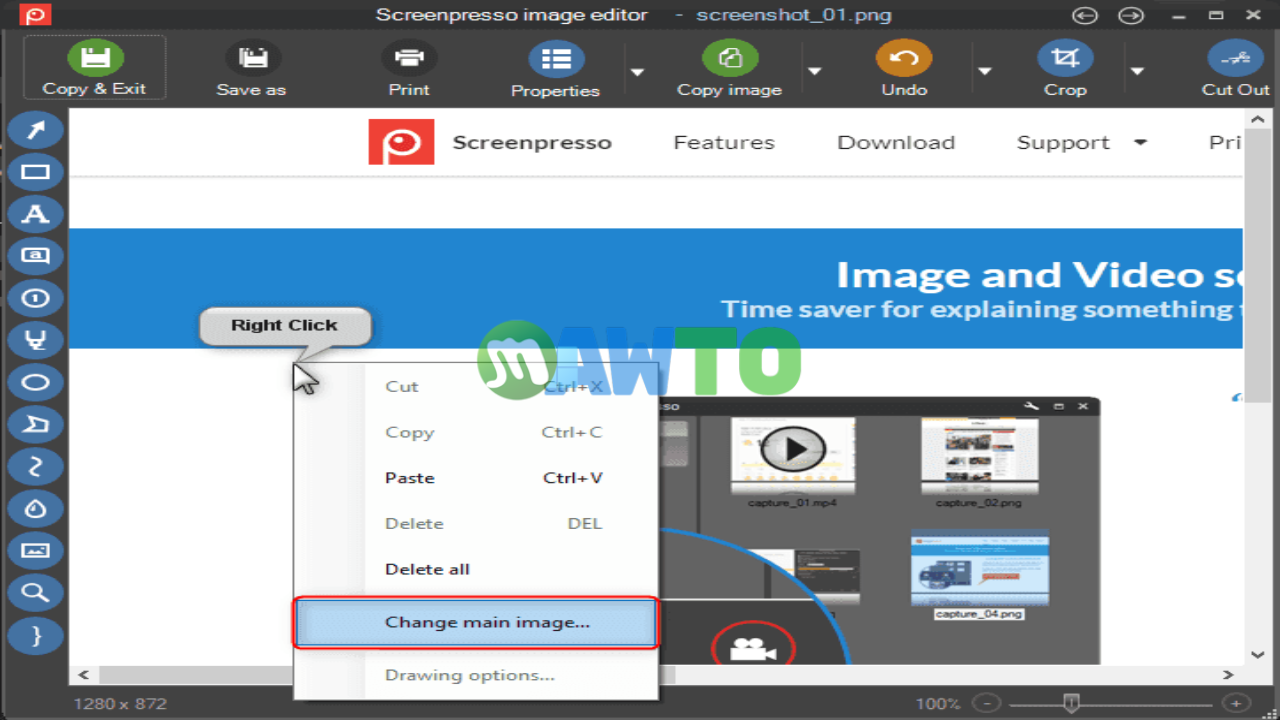 Screenpresso Pro ฟรี ตัวเต็ม